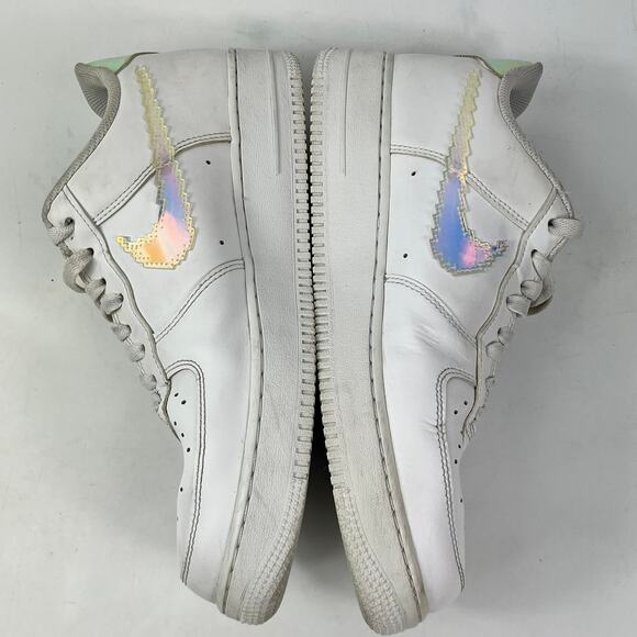 Nike Air Force 1 CV1699-100 Men\'s Shoe Size 10 White Iridescent Pixel Sneaker main image 12